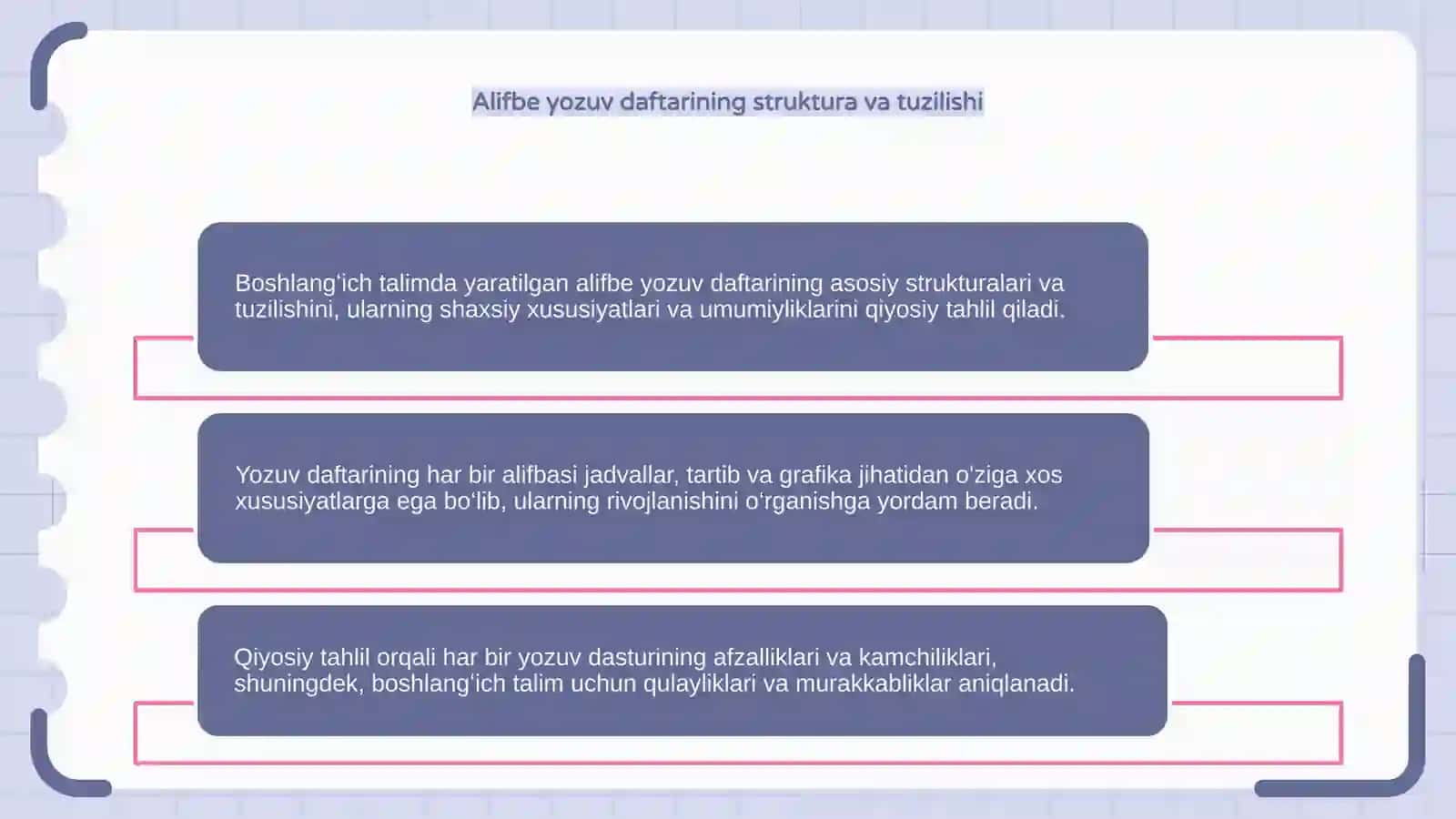 Alifbe yozuv daftari 4