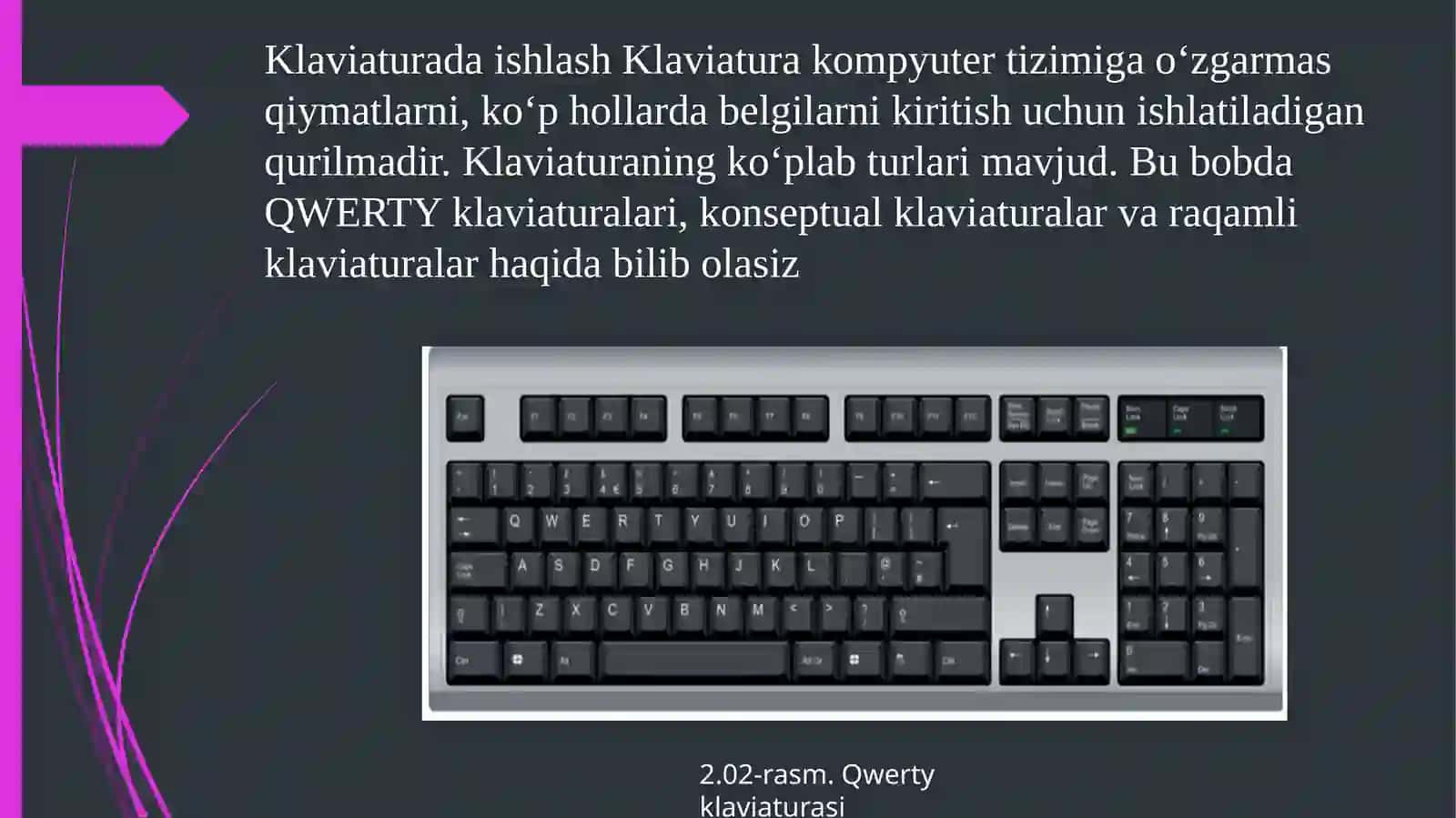 Kiritish qurilmalari va ularning qoʻllanilishi 4