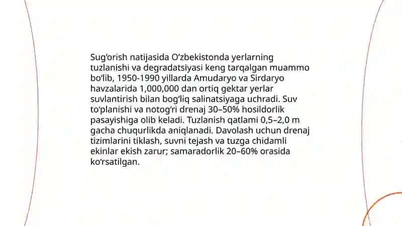 O‘zbekiston Respublikasining ekologik muommolari 4