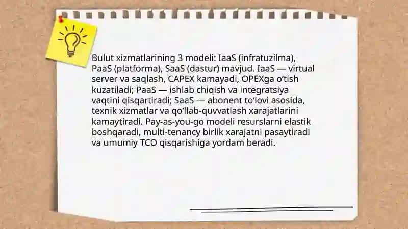 Raqamli iqtisodiyot fanidan Вulutli tеxnаlogiyаlаr 4
