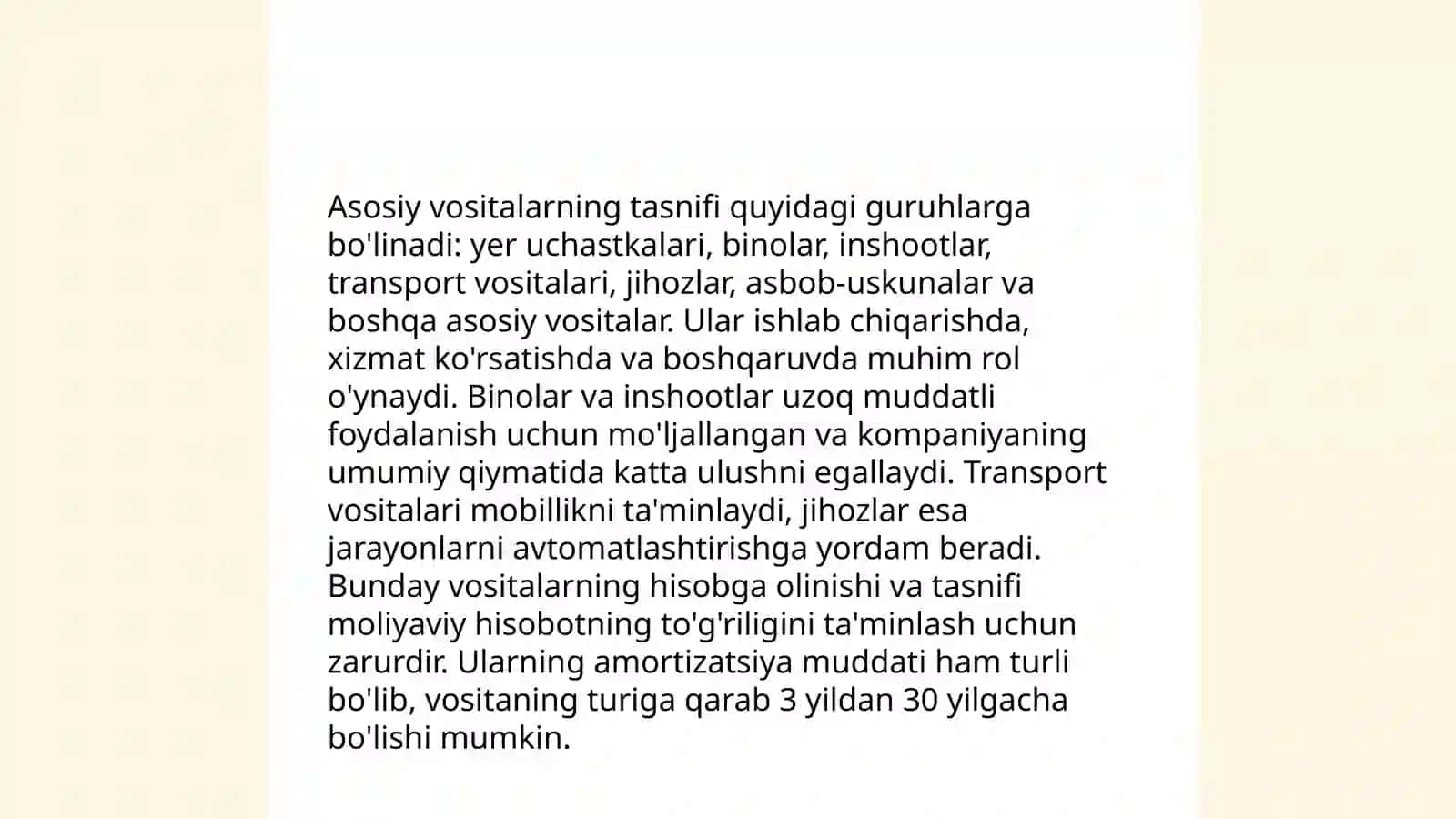 Asosiy vositalar hisobi 4