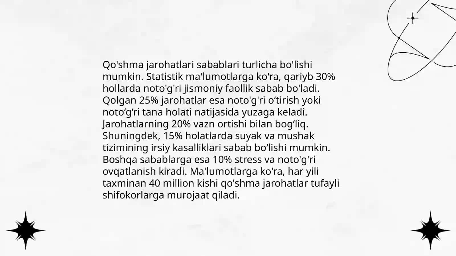 Qo'shma jarohatlar 4