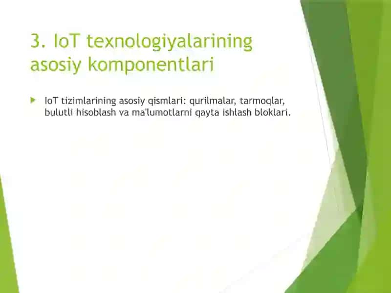 IoT tizimlari va ularning boshqaruvi 4