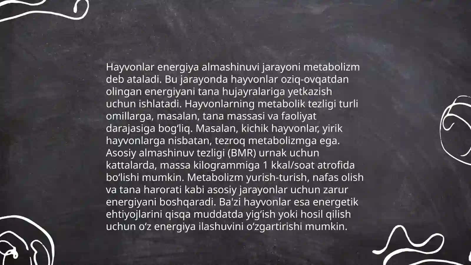 Hayvonlar bioximyasi 4