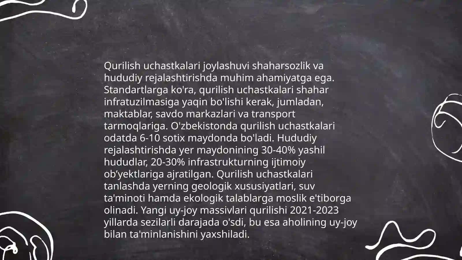 Qurilish uchastkalarini bajarish 4