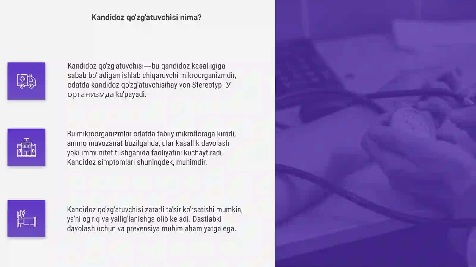 Kandidoz qo'zgatuvchisi 4