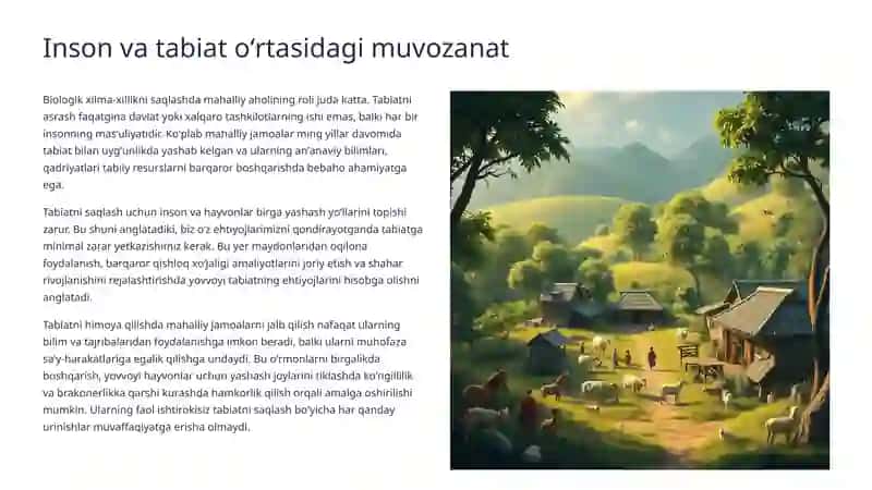 Hayvonot olamining xilma-xiligi yo’qolishi 4