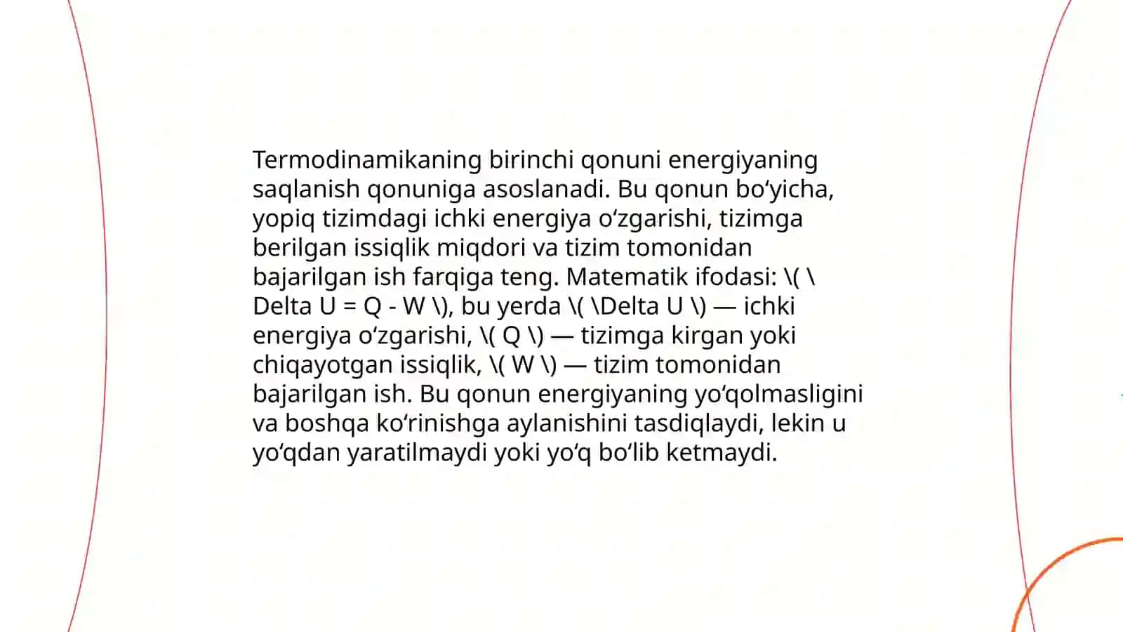 Termodinamik kattaliklarni almashtirish usullari 4