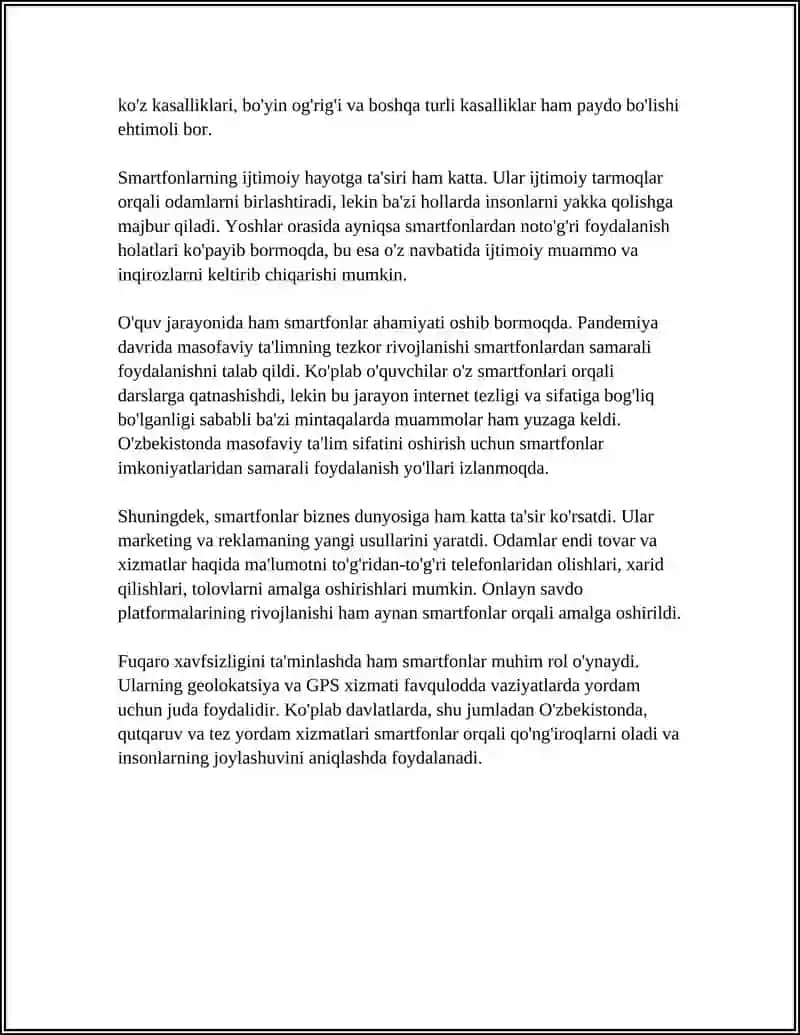 Smartfonlar va kundalik hayotga ta'siri 4