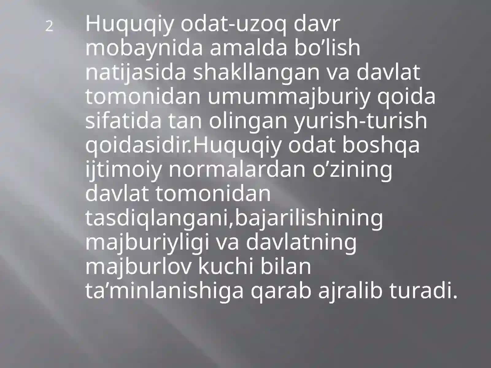 O’zbekiston Respublikasida huquqning asosiy manbalari 4