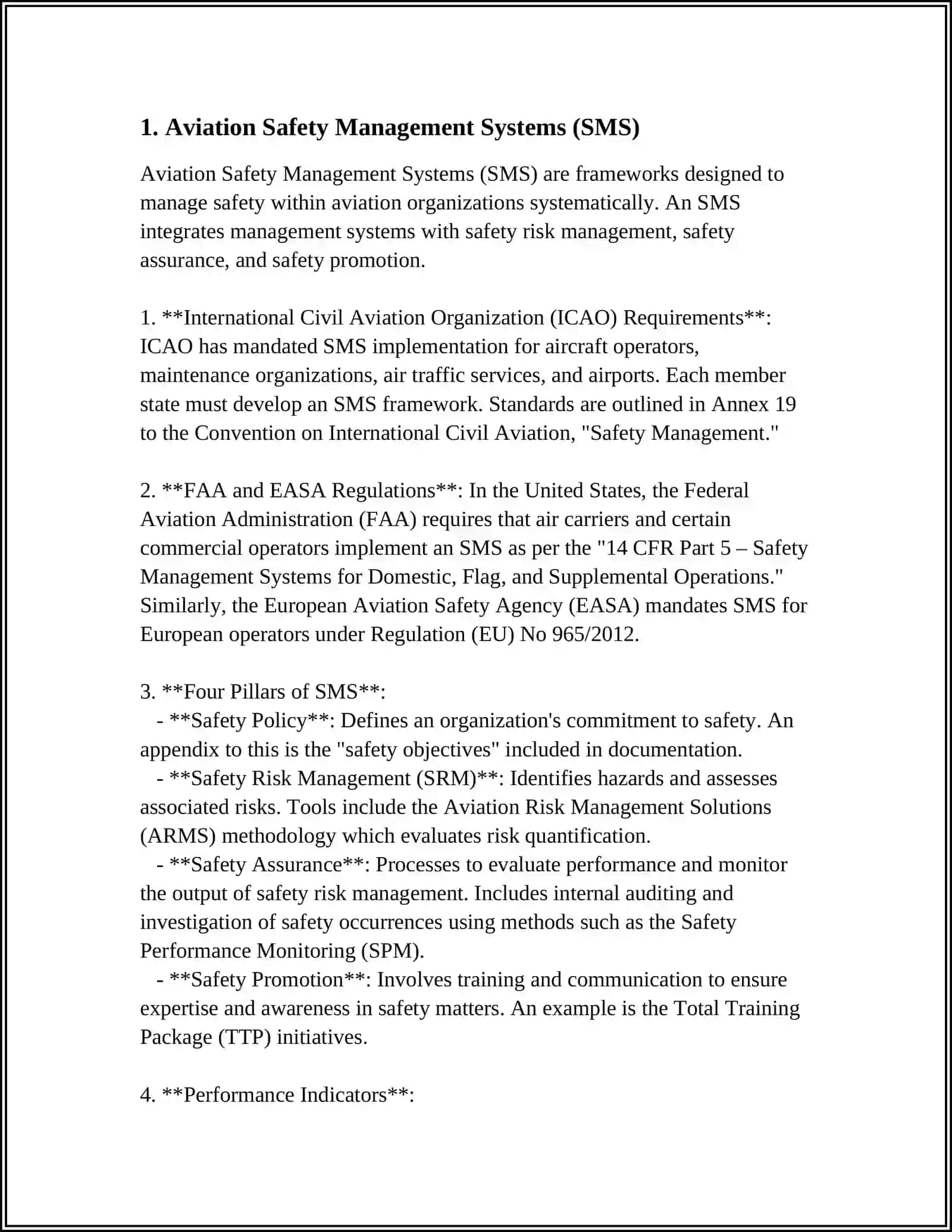AVIATION SAFETY AND FLIGHT SAFETY 4