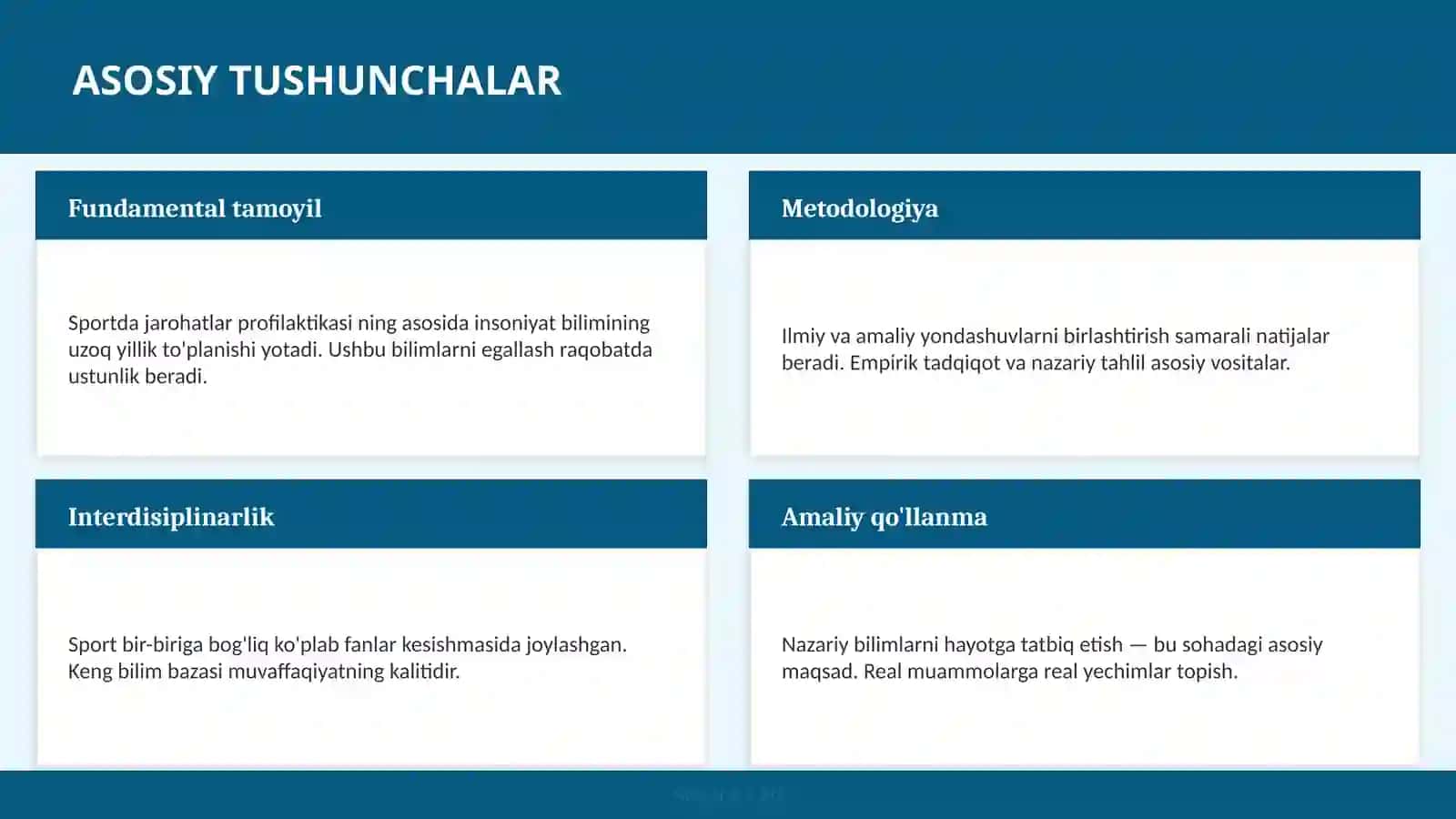 Sportda jarohatlar profilaktikasi 4