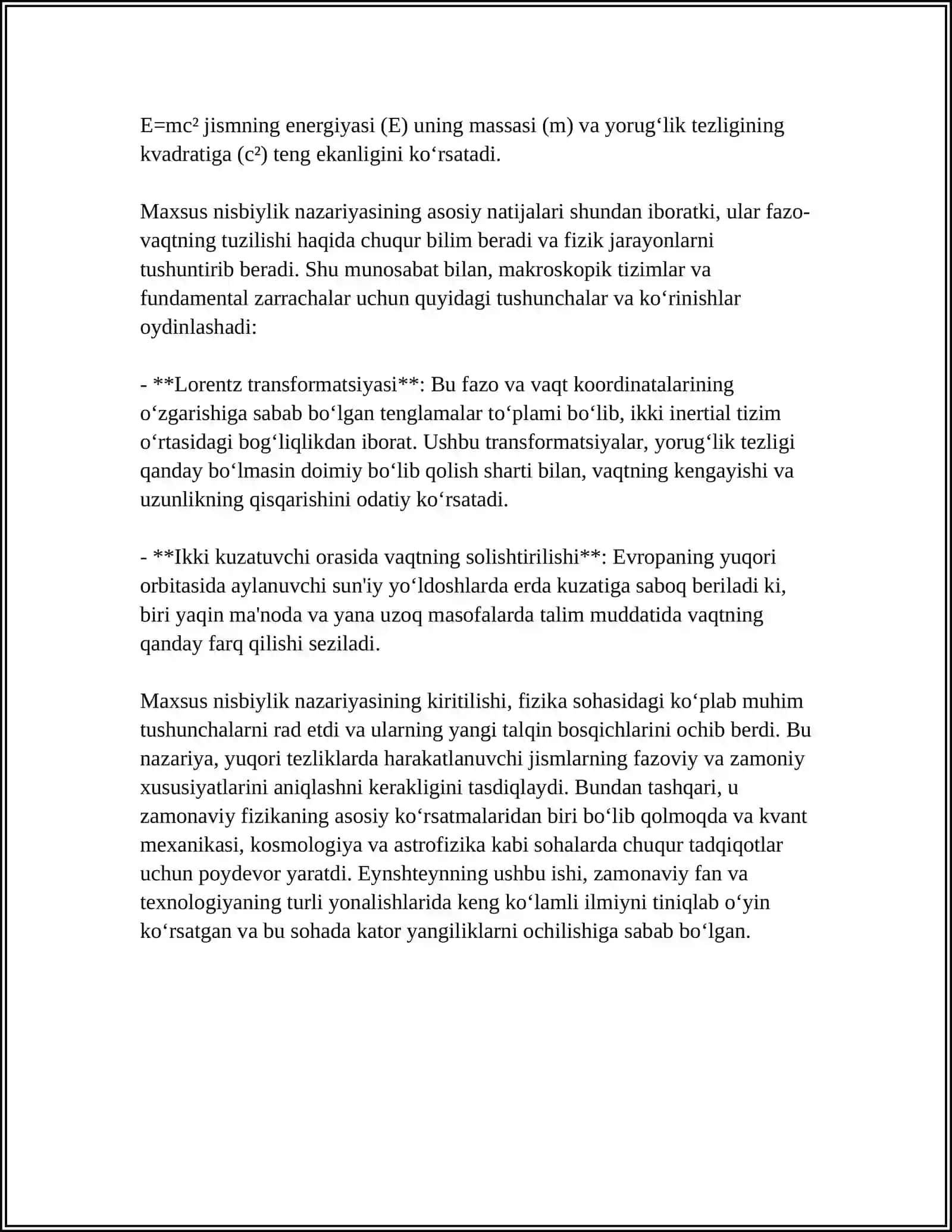 RELYATIVISTIK DINAMIKA ELEMENTLARI 4