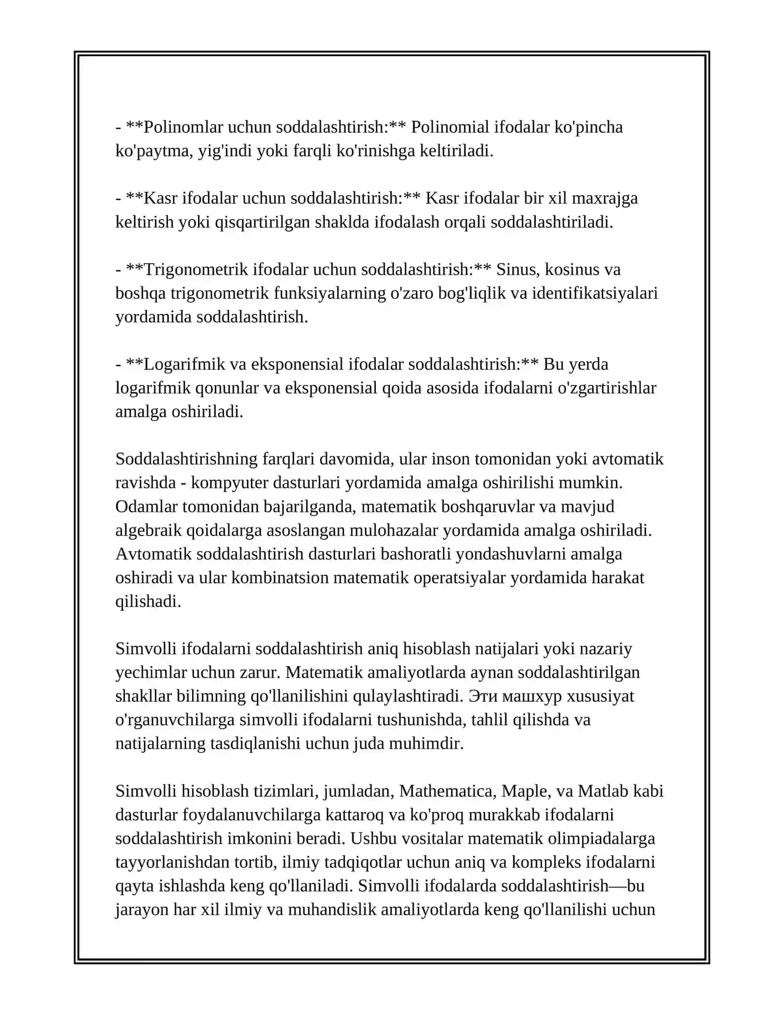 SIMVOLLI HISOBLASHLAR 4