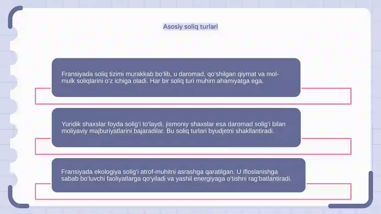 Fransiyada soliq turlari va fransiya ekologiya soligʻi 4