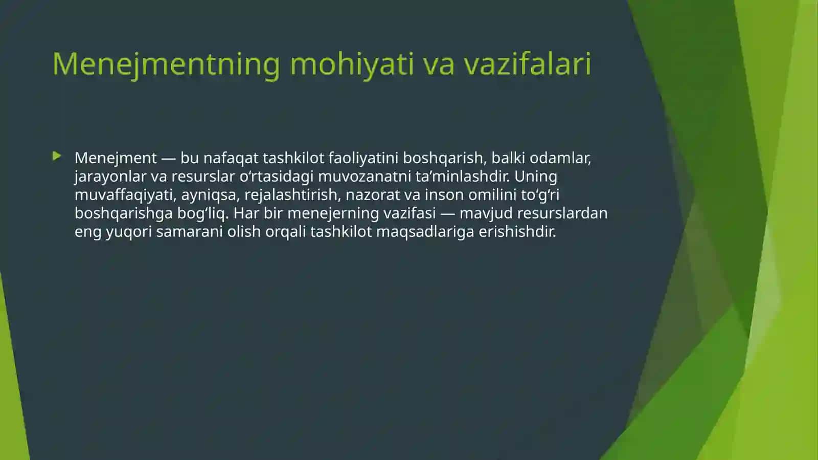 Menedjment tizimida hisob va nazorat 4