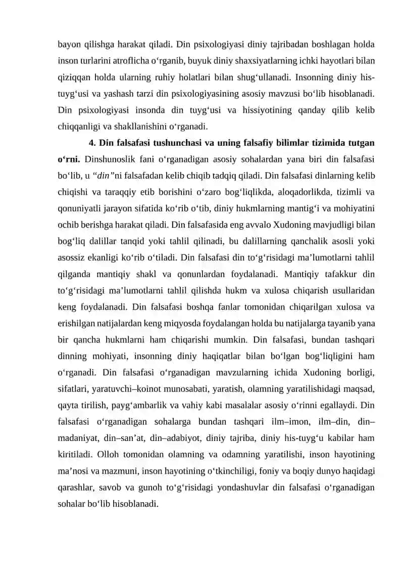 DIN MADANIYAT FENOMENI 4