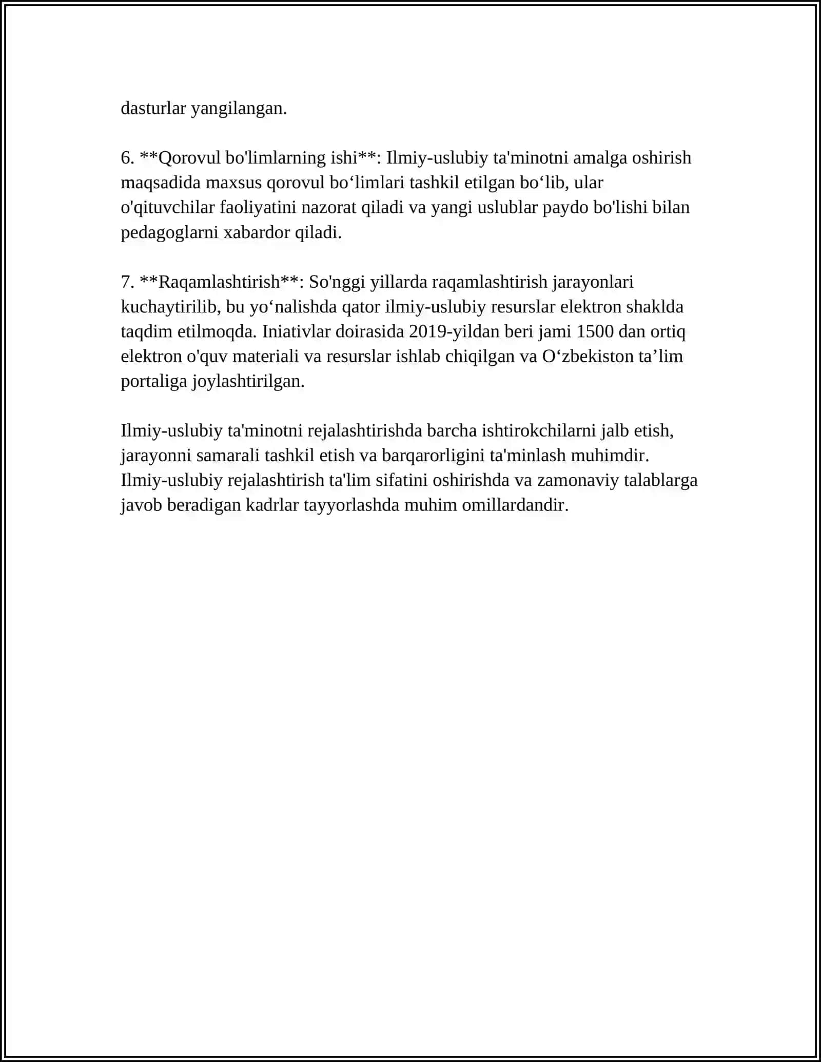TAʼLIM TIZIMINING ILMIY- USLUBIY TAʼMINOTI 4