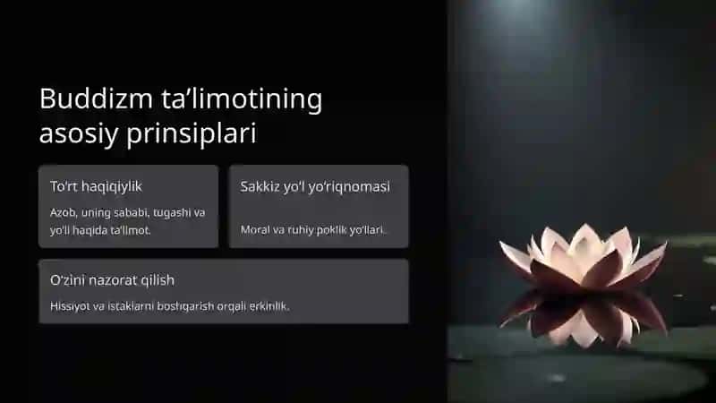 Buddizm dini tarixi va asosiy g‘oyalari 4