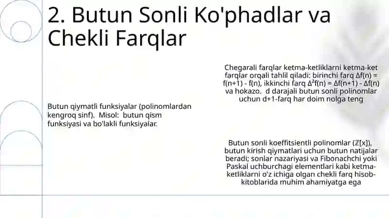 Butun qiymatli funksiyalar 4