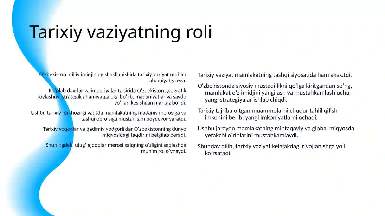 OʻZBEKISTON RESPUBLIKASI TASHQI IMIDJI 4