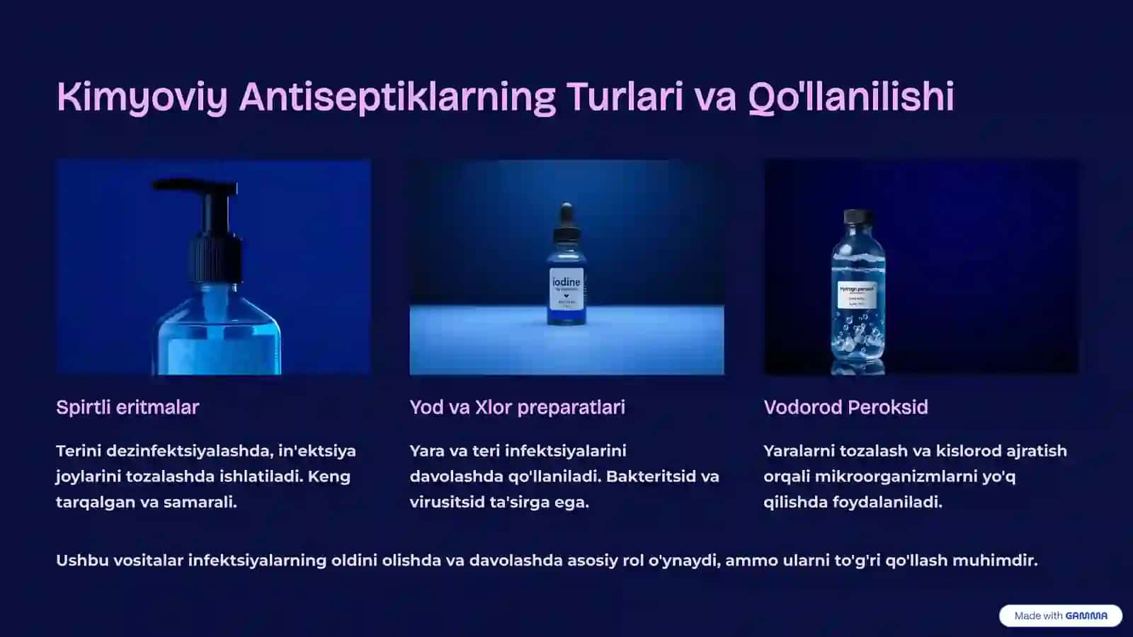 Kimyoviy, Biologik va Aralash Antiseptika Usullari 4