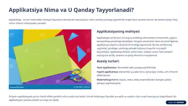 origami texnikasidan foydalanish 4