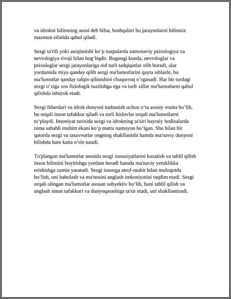 SEZGI HAQIDA MAʼLUMOT 4