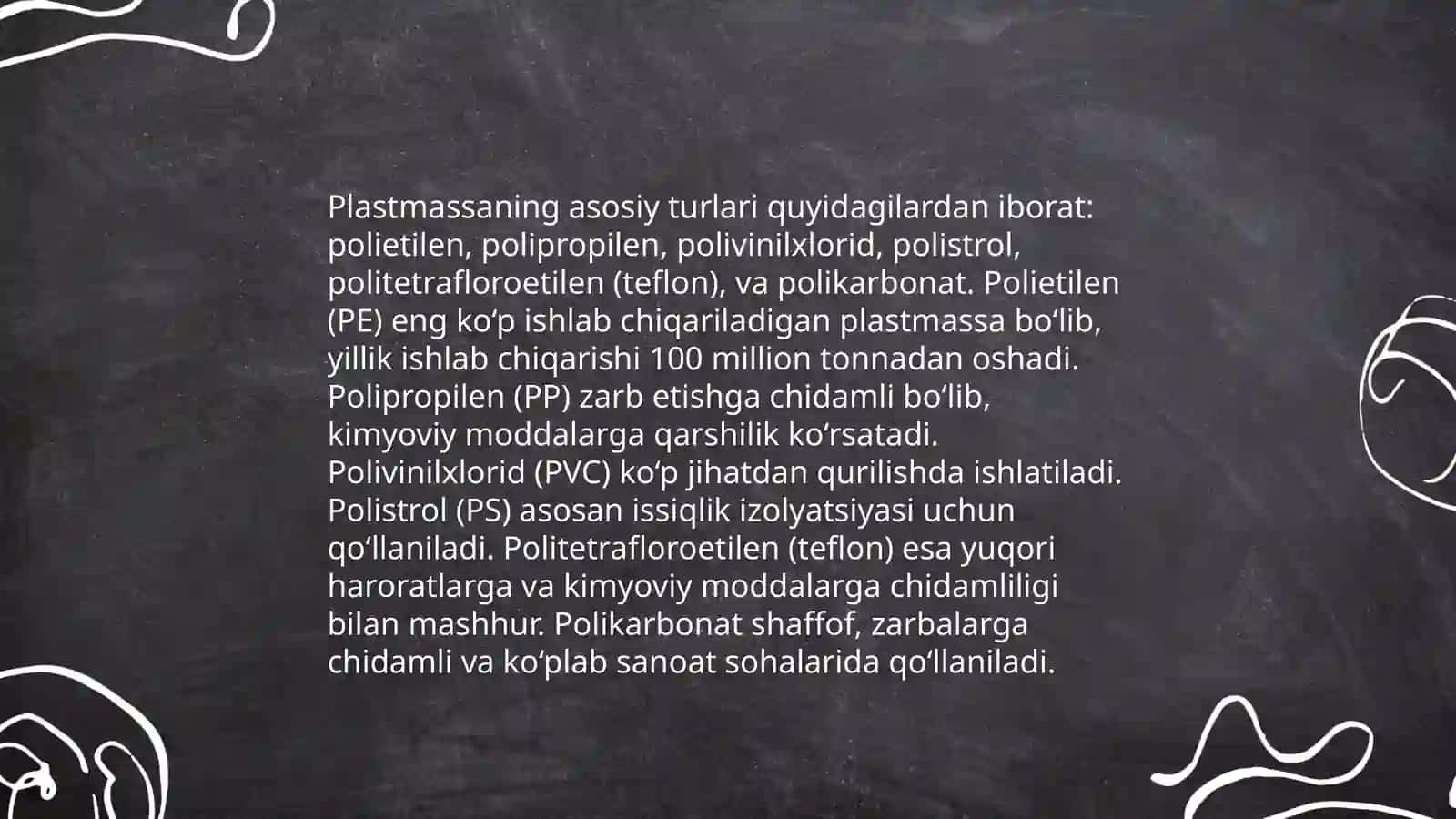 Plastik va uning atrof muhitga ta`siri 4