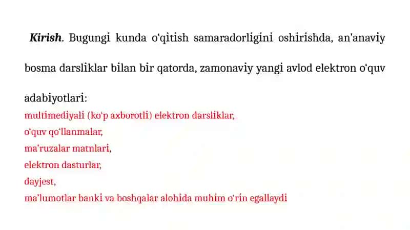 Masofaviy ta’limda ta’lim resurslarini yaratish va boshqarish 4