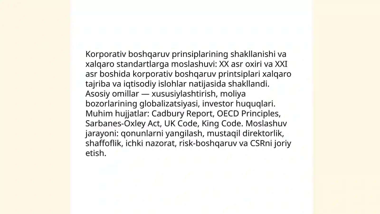 Korporativ boshqaruvning rivojlanishi 4