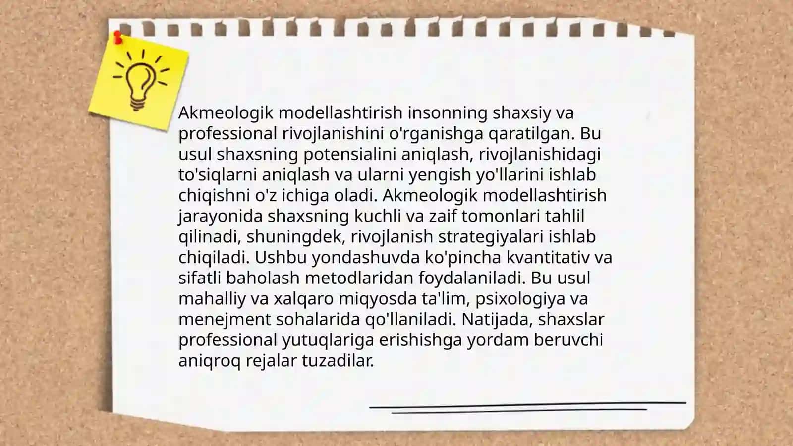 Pedogogik akmeologiyada modellashtirish 4
