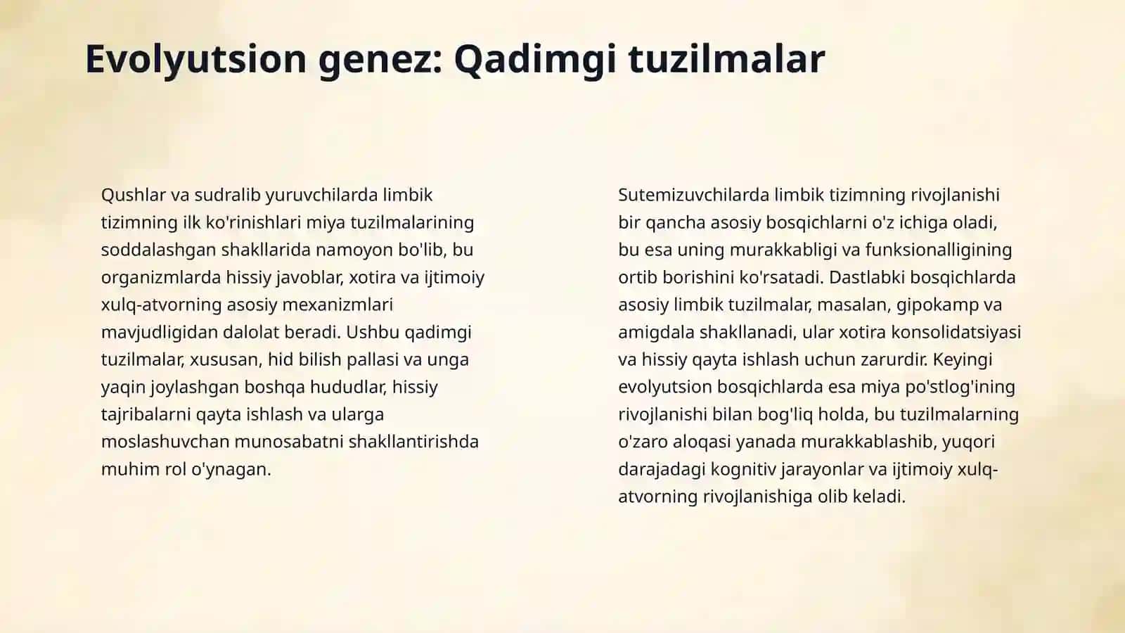 Limbik tizim va uning genezi 4
