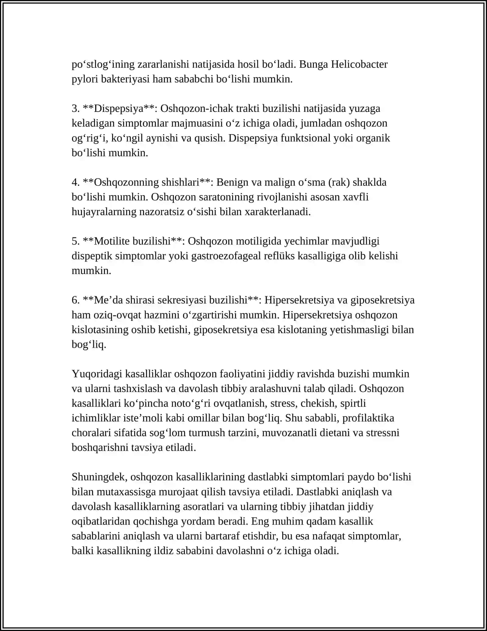 OSHKORMAS FUNKSIYALAR SISTEMASI. MATEMATIK ANALIZDAN 4