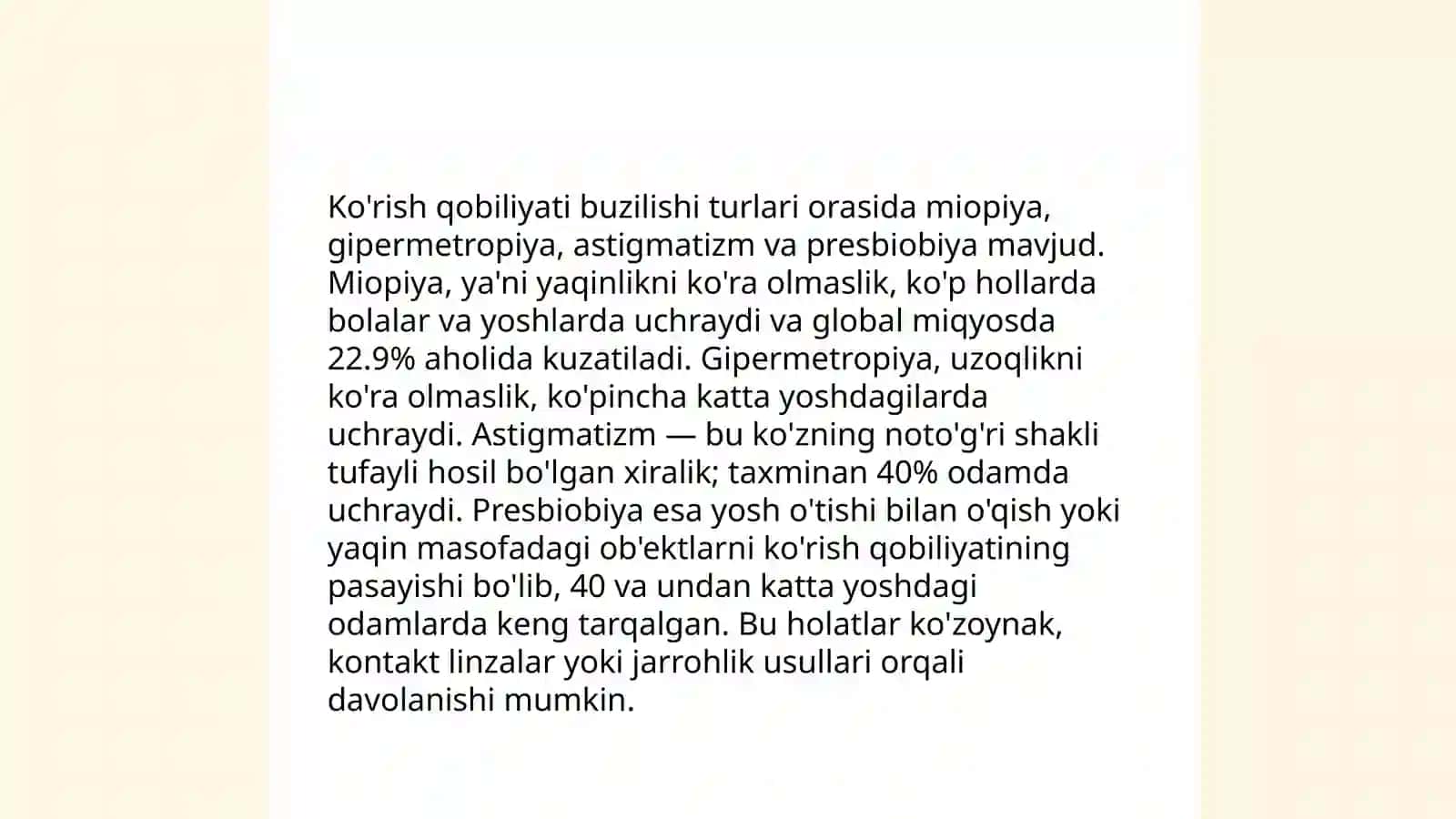 Ko'rishda nuqsoni bor bolalar 4