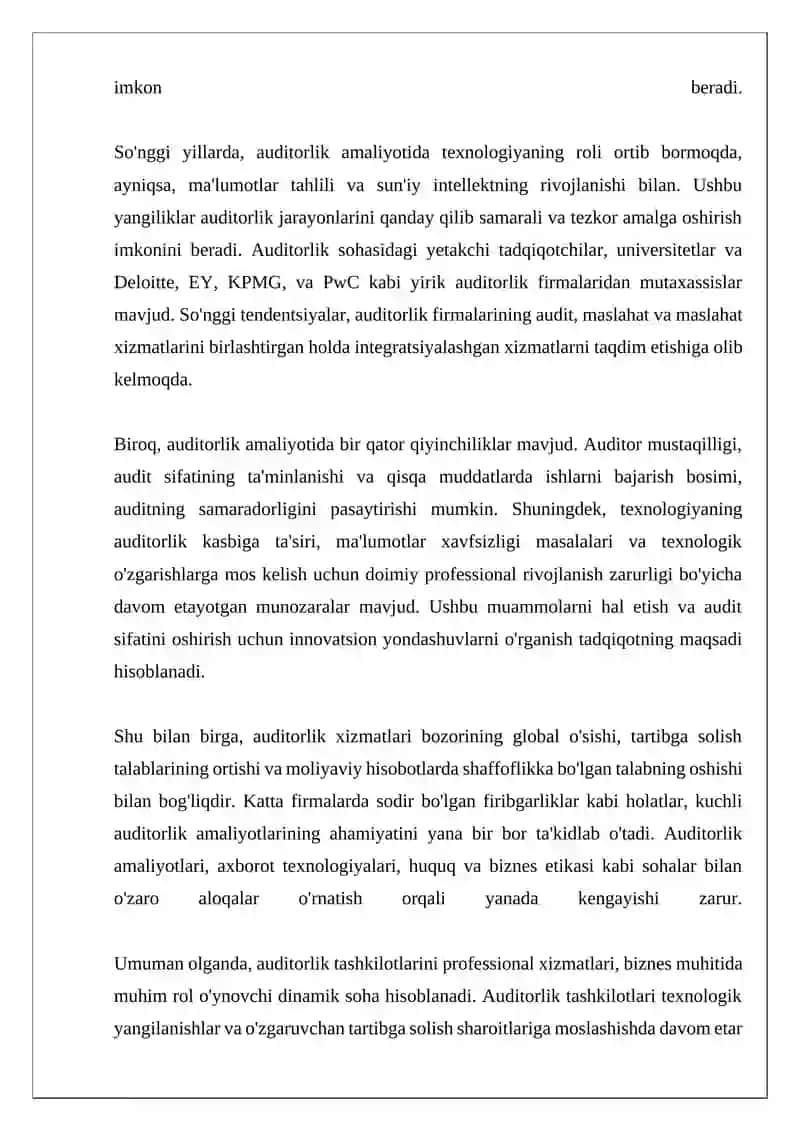 Auditorlik tashkilotlarini professional xizmatlari 4