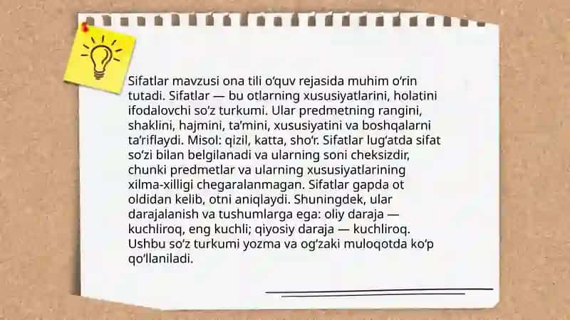 So'z turkumlari 4