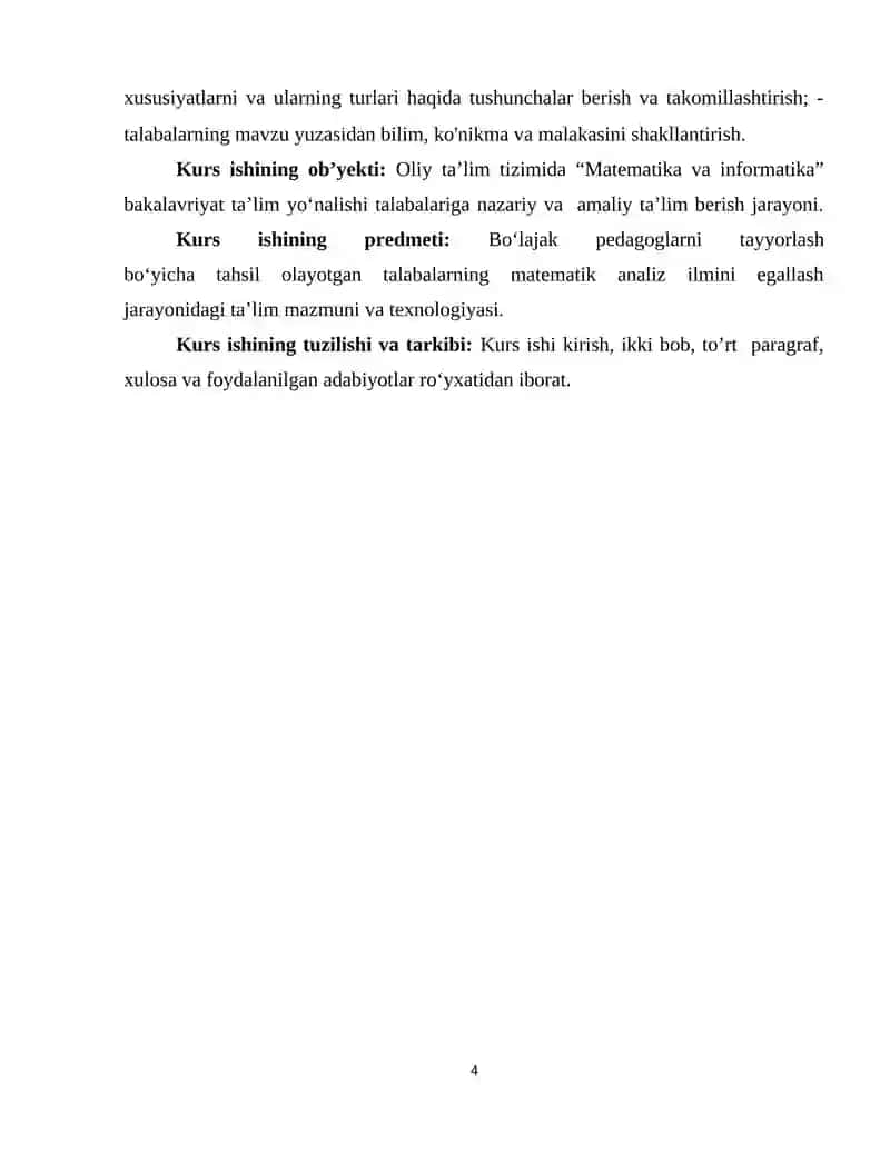 Funksiyalar to’plamini turlicha klassifikatsiyalash 4