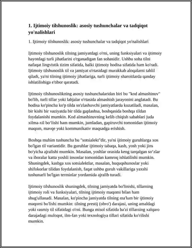 Ijtimoiy Tilshunoslik 4