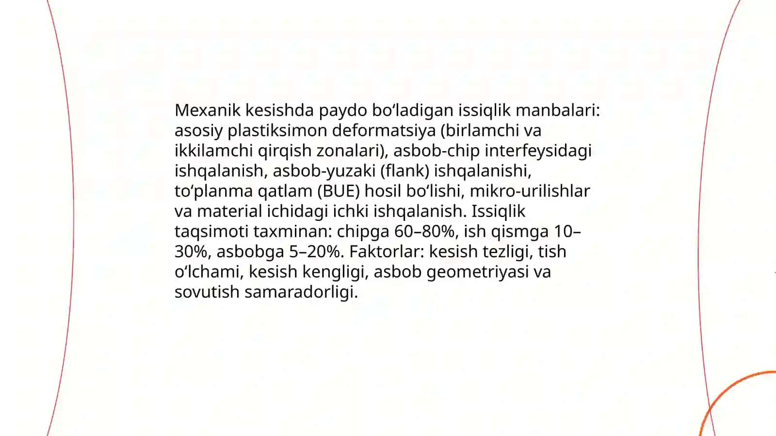 Kesish haroratini oʻlchash 4