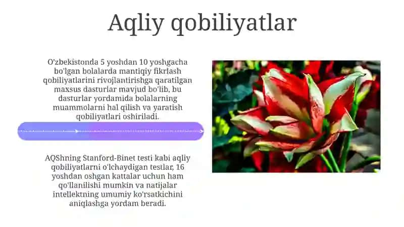 Qobiliyat va uning turlari 4
