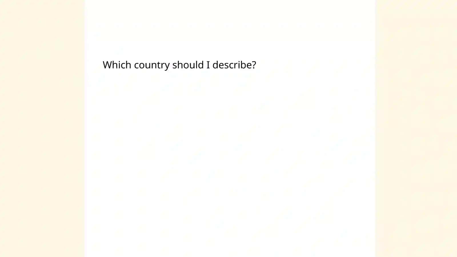 Geography of Your Country 4
