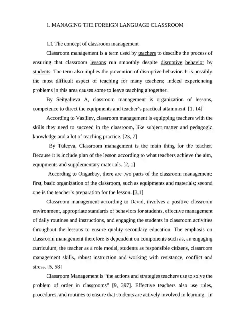 Managing the Foreign Language Classroom 4