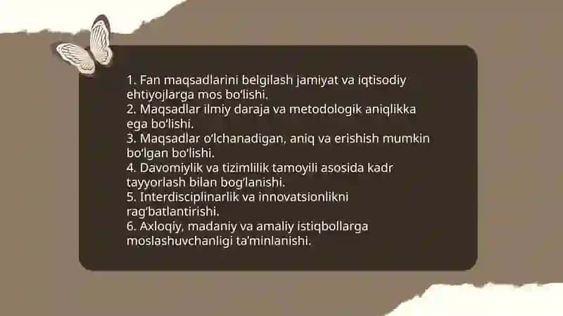 O'zbekistonning eng yangi fanining predmeti maqsadi va vazifalari nazariy metadodolgik tamoyillari 4