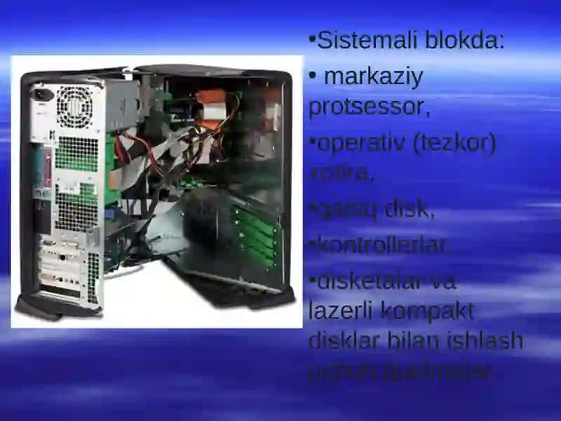 Shaxsiy kompyuter tuzilishi 4