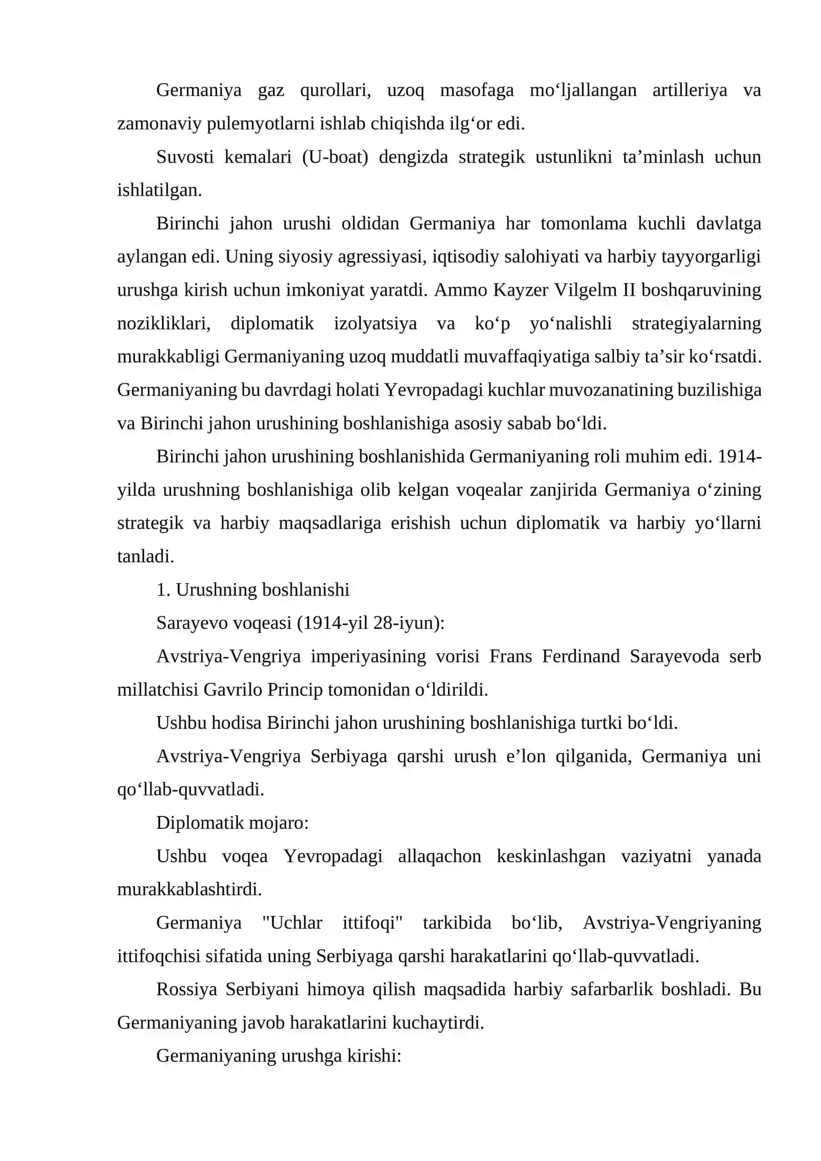 BIRINCHI JAHON URUSHI YILLARIDA GERMANIYA 4
