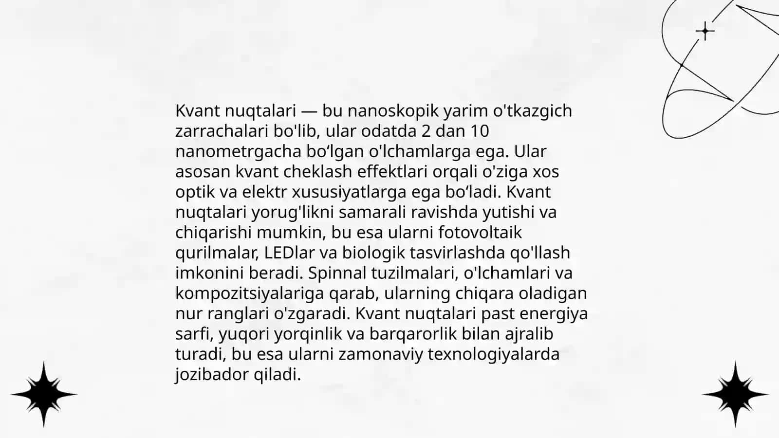 Nano o'lchamli yarmo;tkazgizlar 4