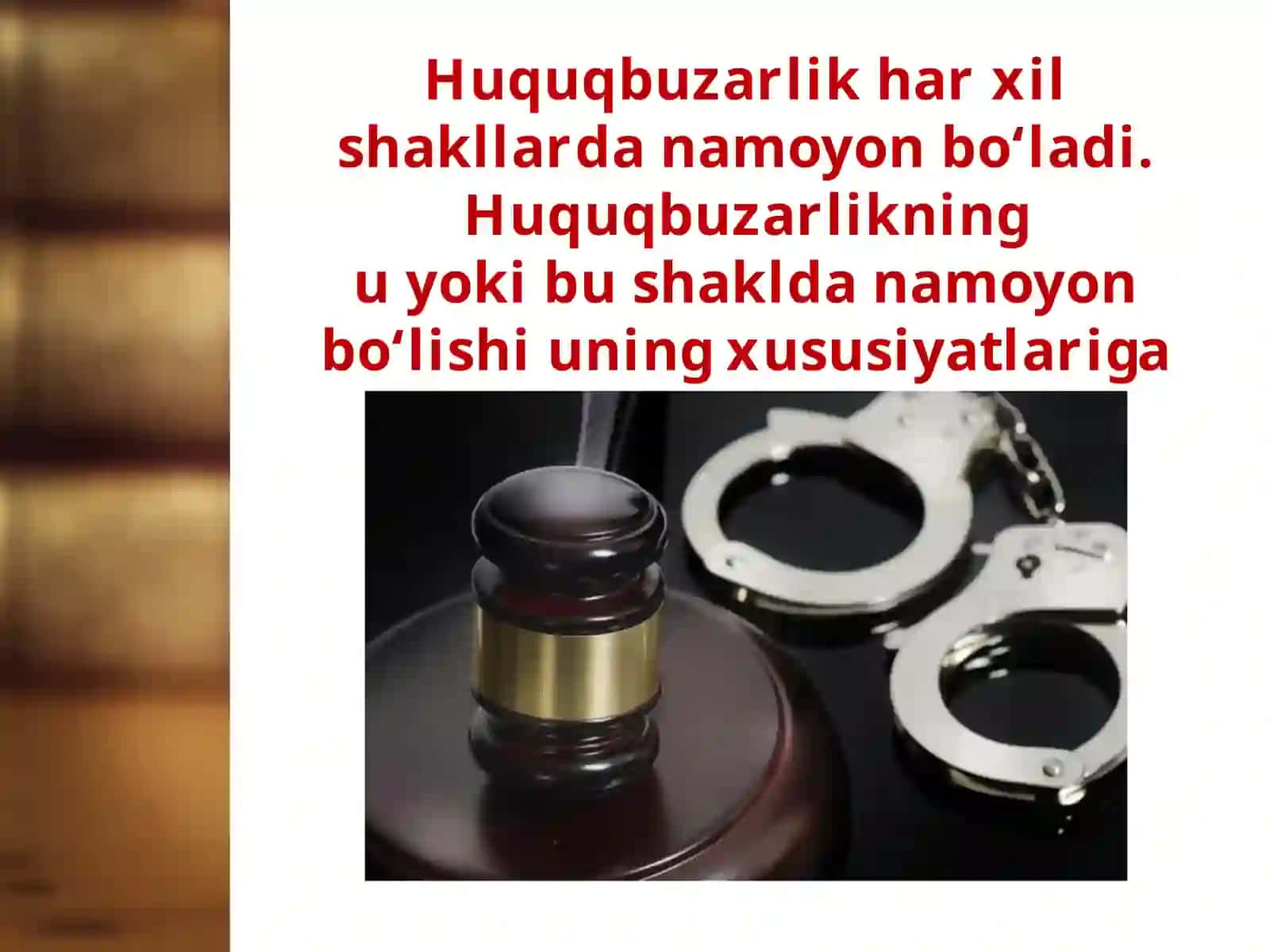 Huquqbuzarlik 4