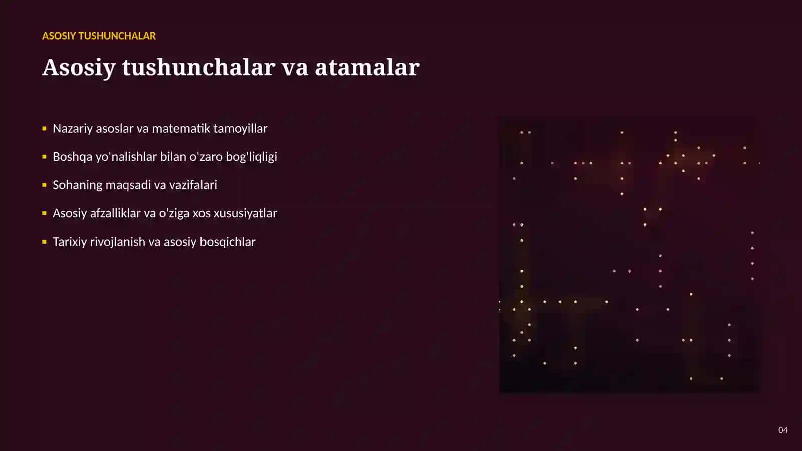 SUN'IY INTELLEKT • AI VA KATTA MA'LUMOTLAR 4