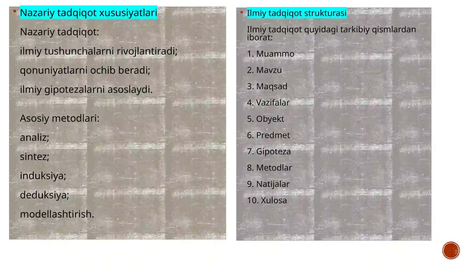 Ilmiytadqiqot:darajalari,strukturasivashakllari 4